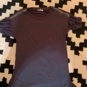 Crew neck dressy tee